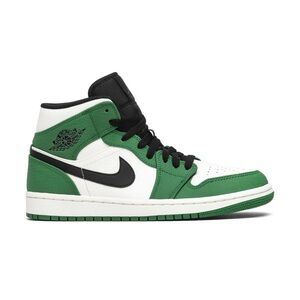 Air Jordan 1 Mid SE "Pine Green" (2018) - Sail/Black-Pine Green Size 10 man